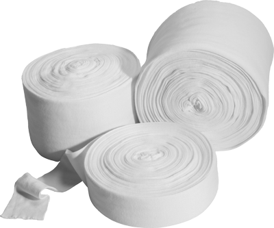 White Polyester Stockinette